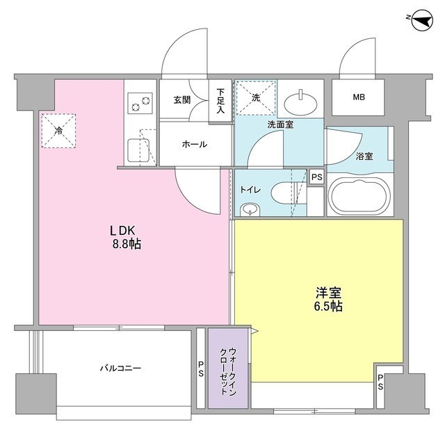 ソアラノーム北浦和の間取り