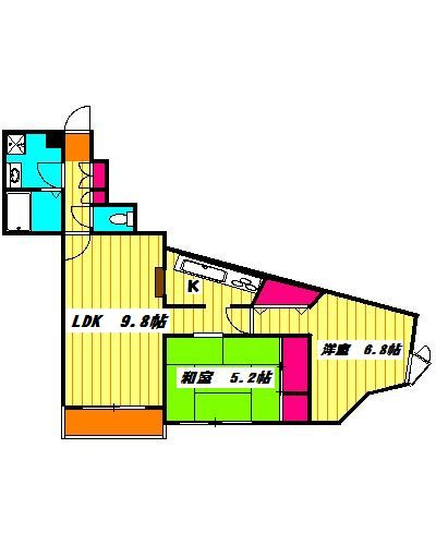 ＥＡＳＴ・ＣＯＵＲＴの間取り