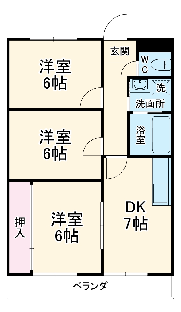 レジデンスときわの間取り