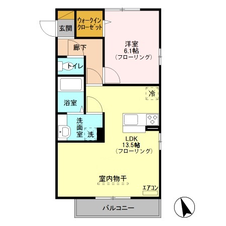 リヴェールの間取り