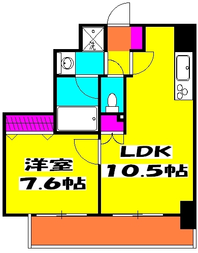 ゼクシア大宮上落合の間取り
