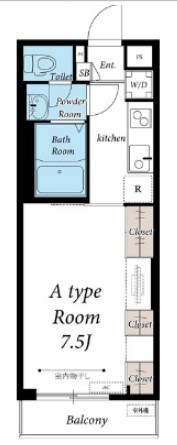 アステイオスの間取り