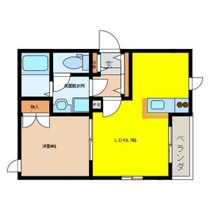 プランドール並木の間取り