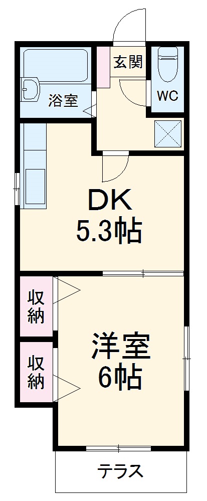 カーサコモドの間取り