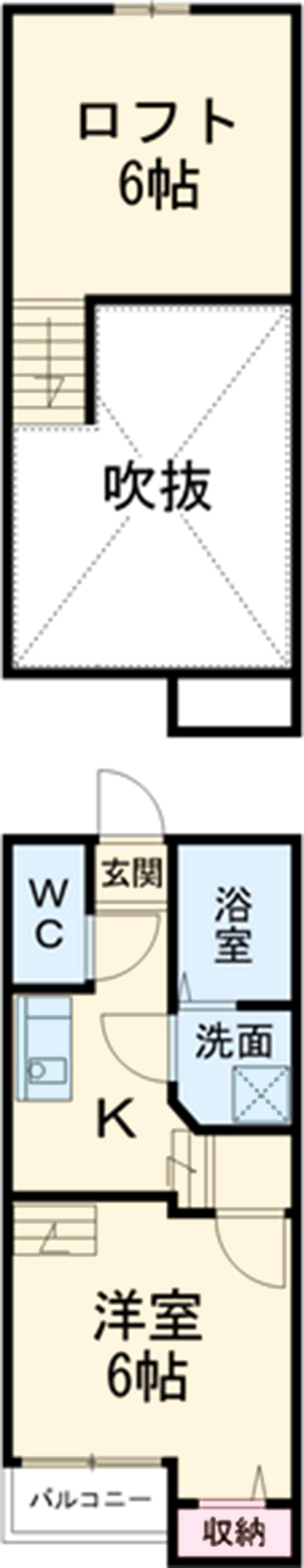 Creo中村公園弐番館の間取り