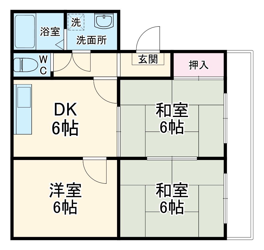 メゾン高島Ⅱの間取り