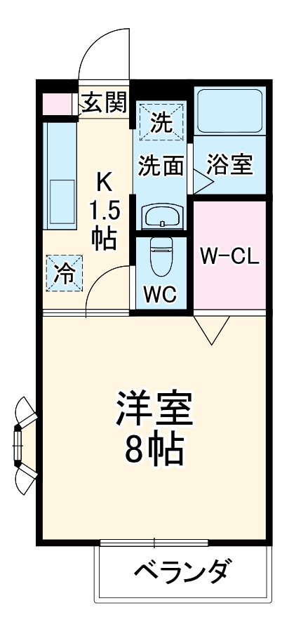 ARCADIA GS Ⅲの間取り