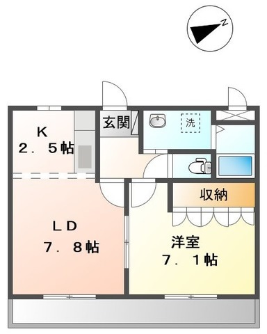 グリーンアヴェニューの間取り