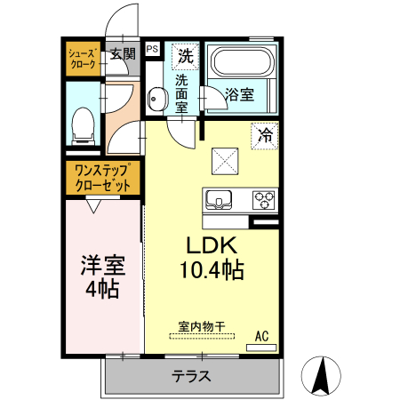 ハーベスト横井の間取り