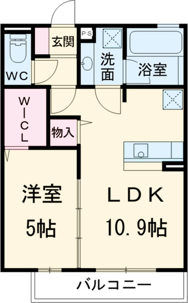 ハーベスト横井の間取り