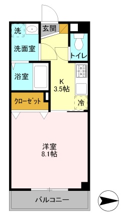 ハイムフローラの間取り