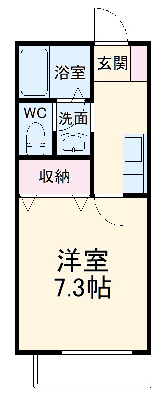 メルベイユの間取り