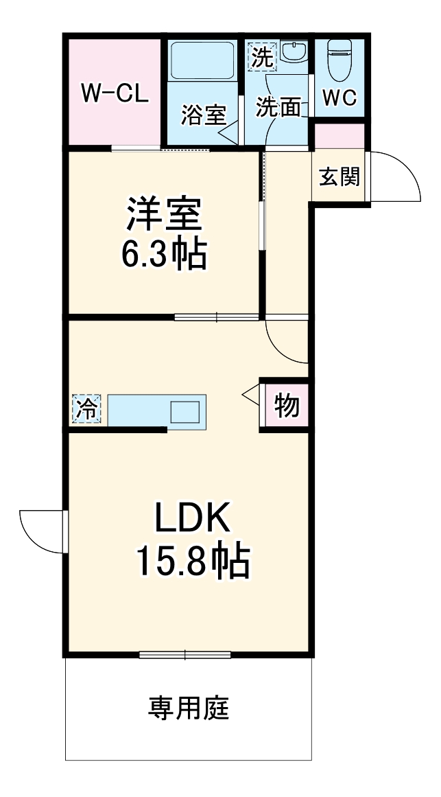 ベル エスペランサ ドゥの間取り