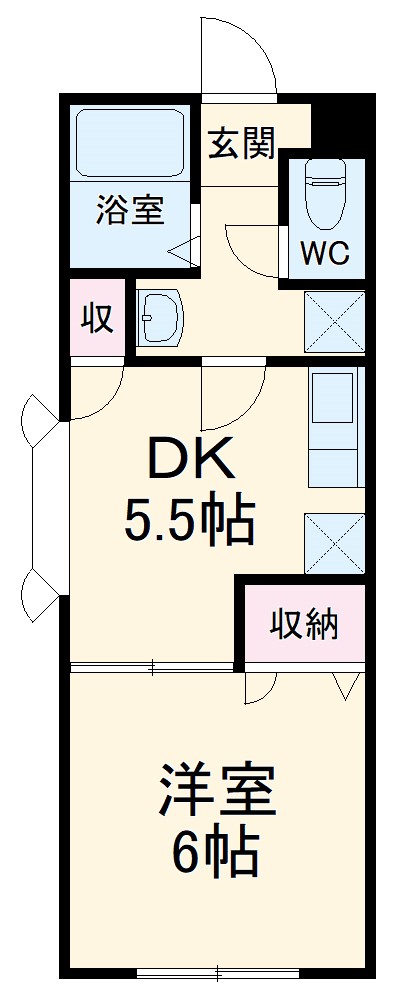 アムール雅の間取り