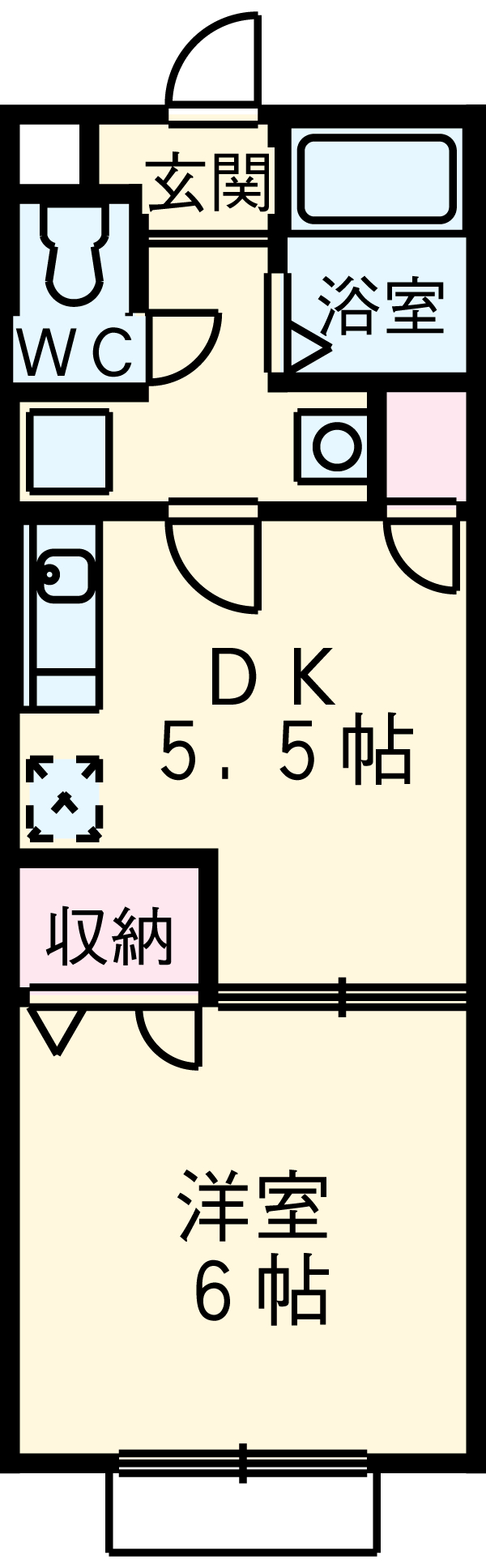 アムール雅の間取り