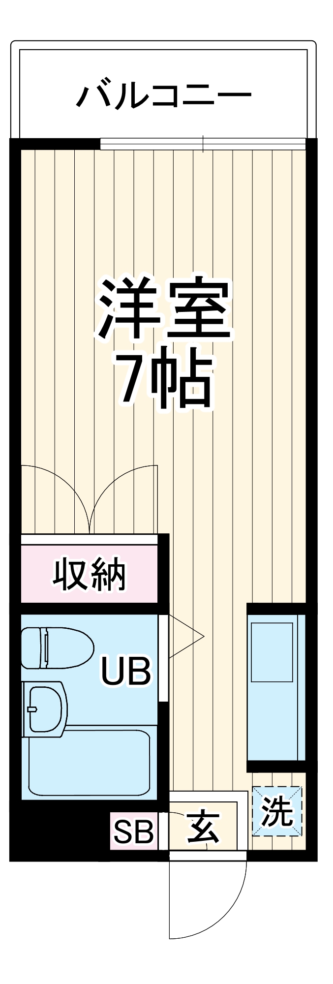 アペックス戸塚の間取り