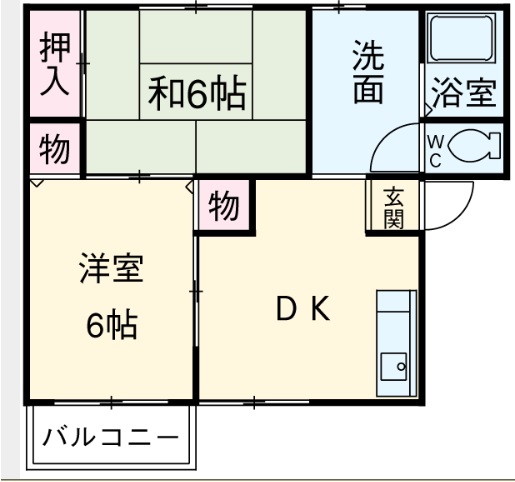 ルミエール阪本の間取り