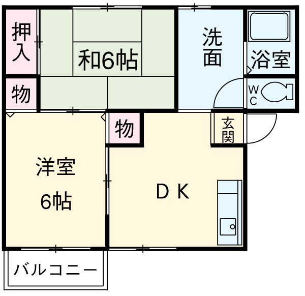ルミエール阪本の間取り