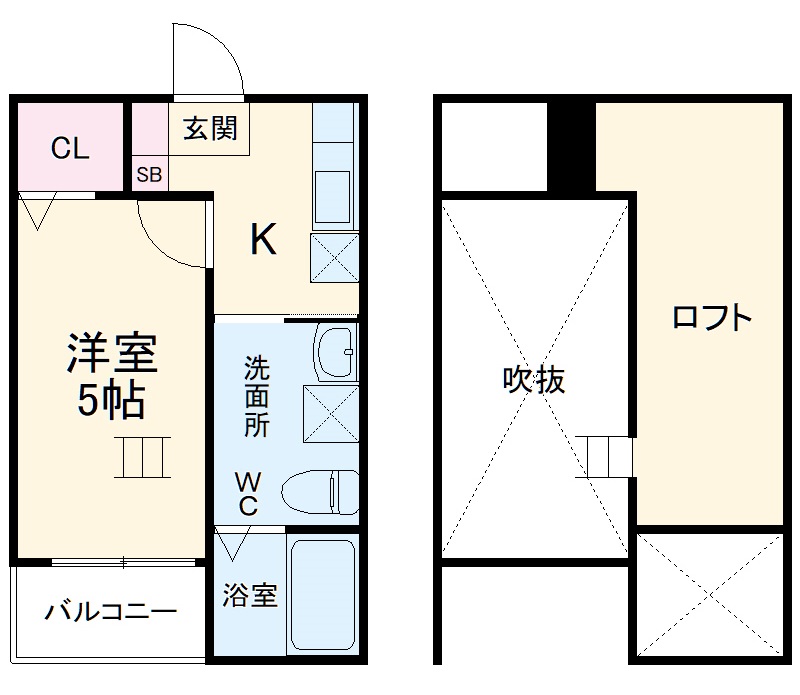 クレア露橋の間取り