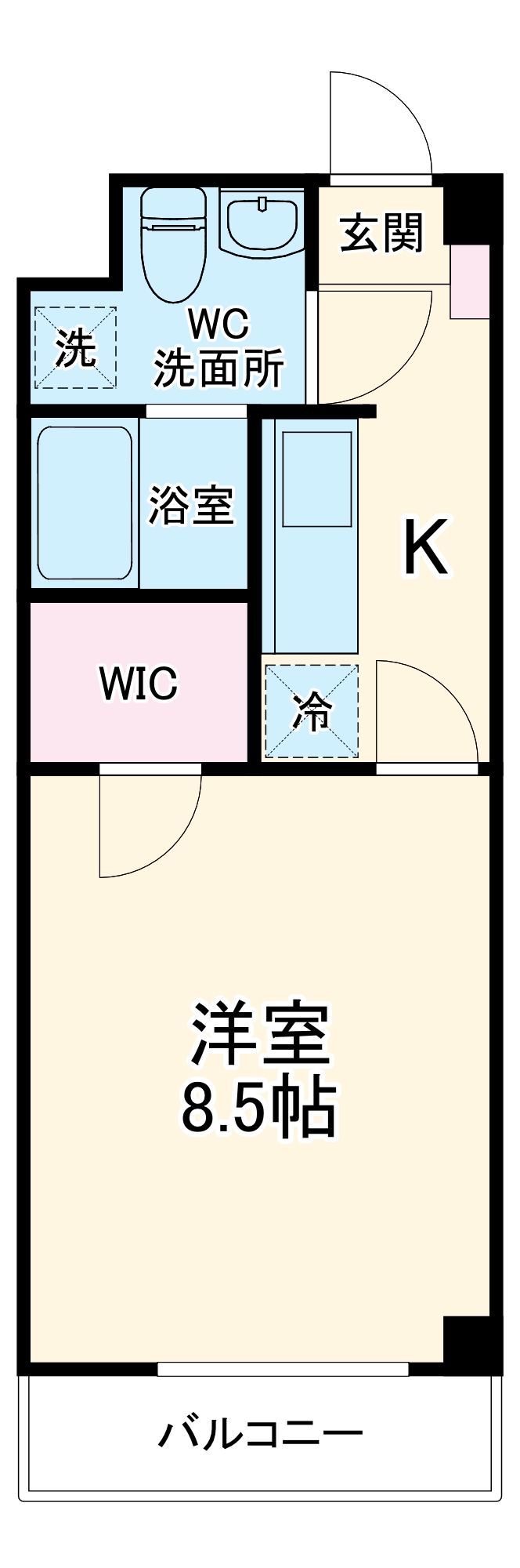 リュミエール並木の間取り