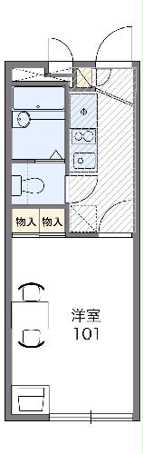 レオパレスオッチモの間取り