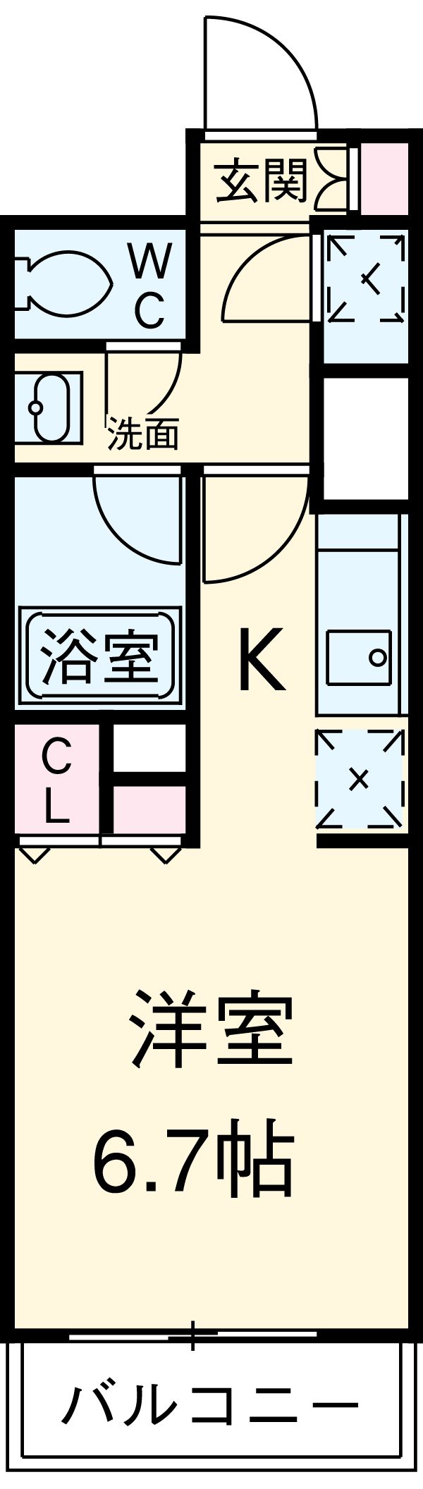 HF駒沢公園レジデンスTOWERの間取り