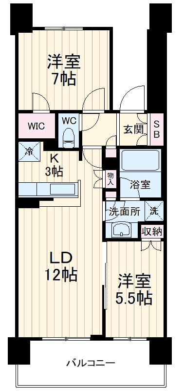 ザ・レジデンス津田沼奏の杜 センターレジデンスの間取り
