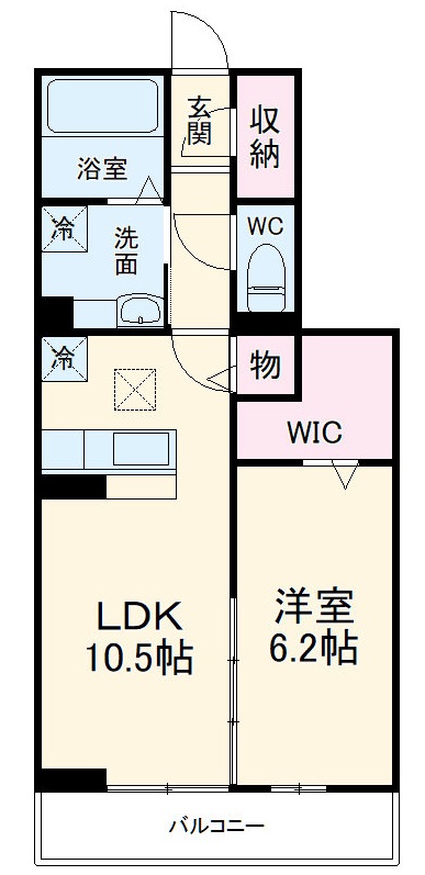 コンフォルトの間取り