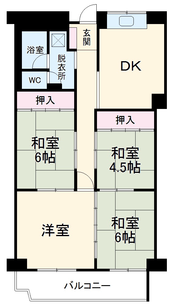 リリーハイツ八事の間取り