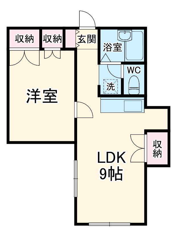 アミューズ磯子壱番館の間取り