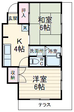 アミューズ磯子壱番館の間取り