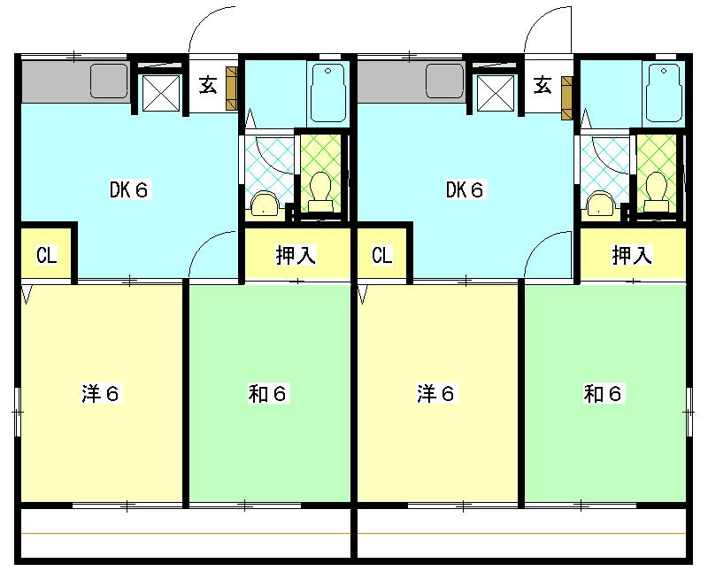 シェモアCの間取り