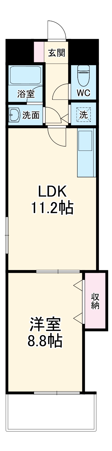 グローバル畑江の間取り