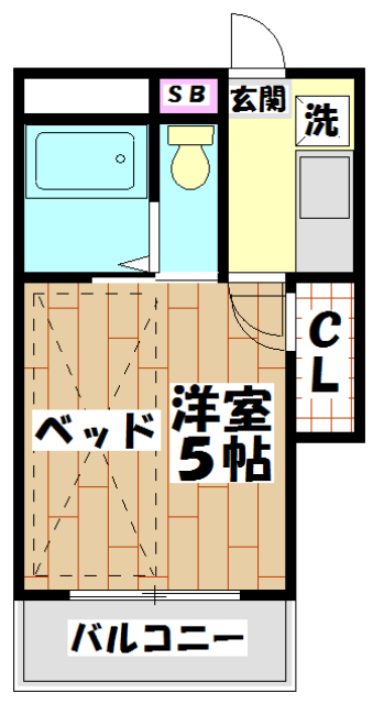 レナジア和泉府中の間取り