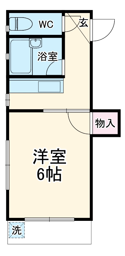 ハイツ桃園の間取り
