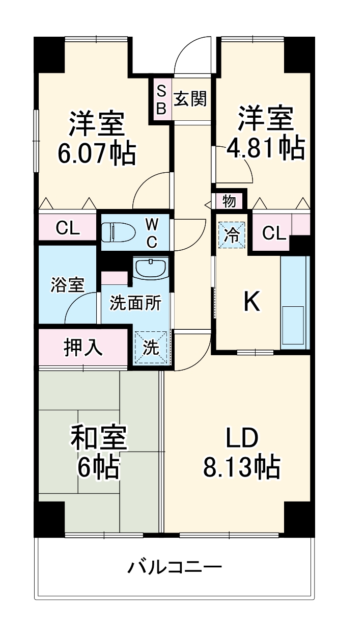 アーバンパーク市ヶ尾の間取り