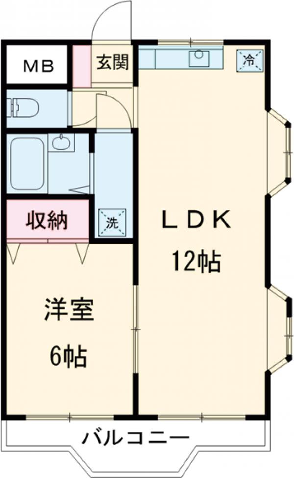 シャルレ土屋の間取り