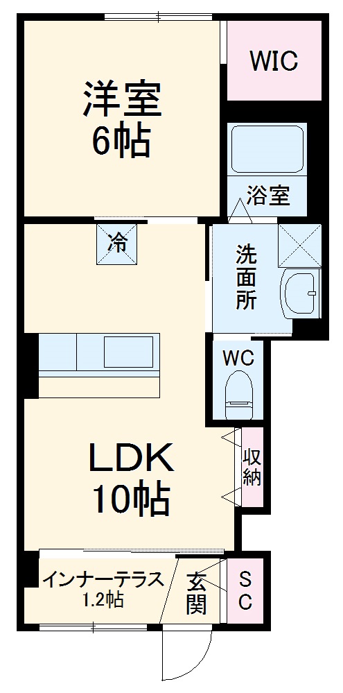 フルーヴの間取り