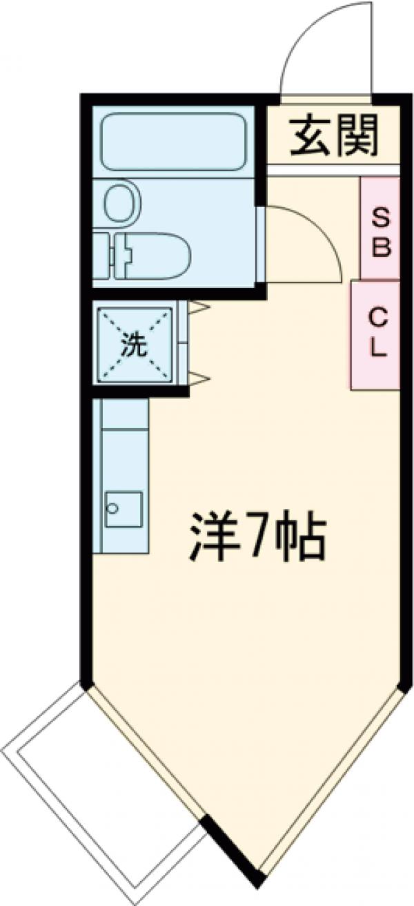三越東中野マンションの間取り