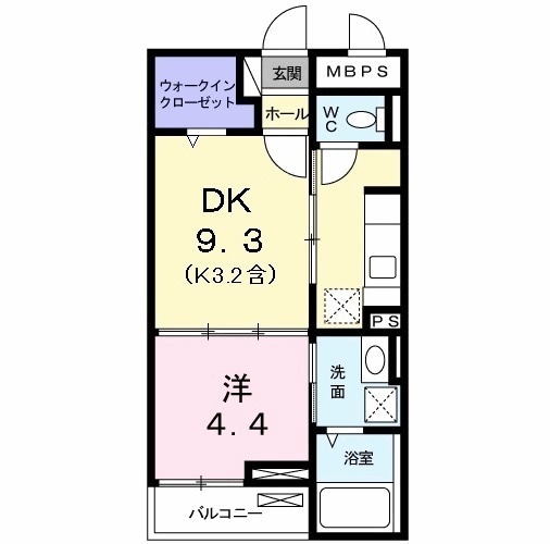 カーサ プラシードⅡの間取り