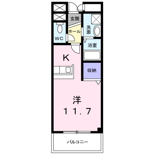 ジュール フェリエの間取り