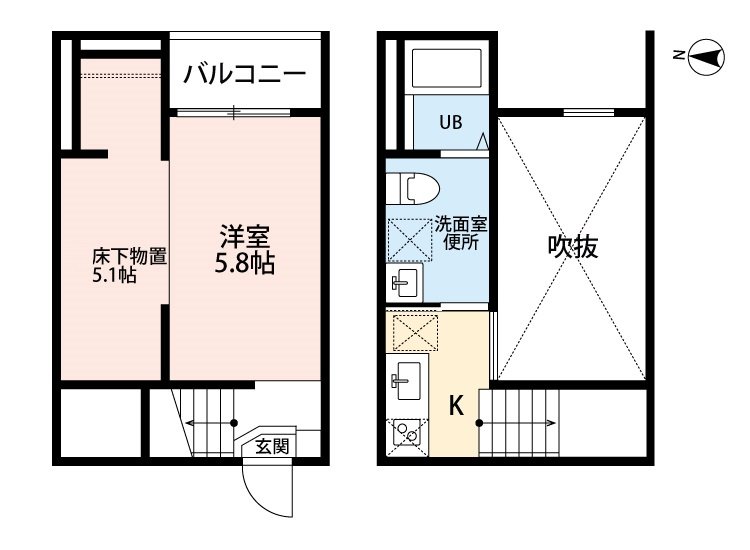 プレミア中島の間取り