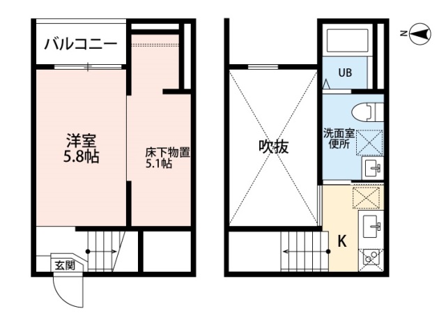 プレミア中島の間取り