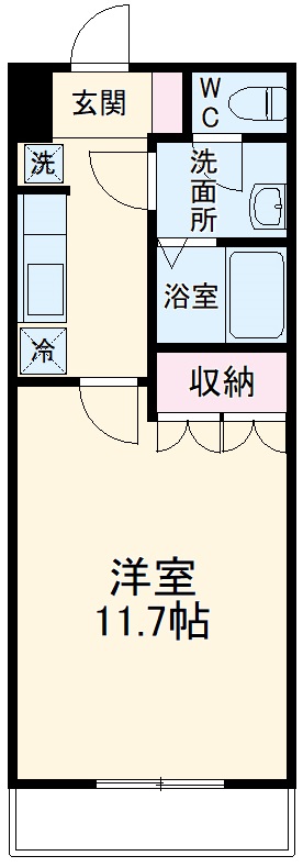 プレサスSⅡの間取り