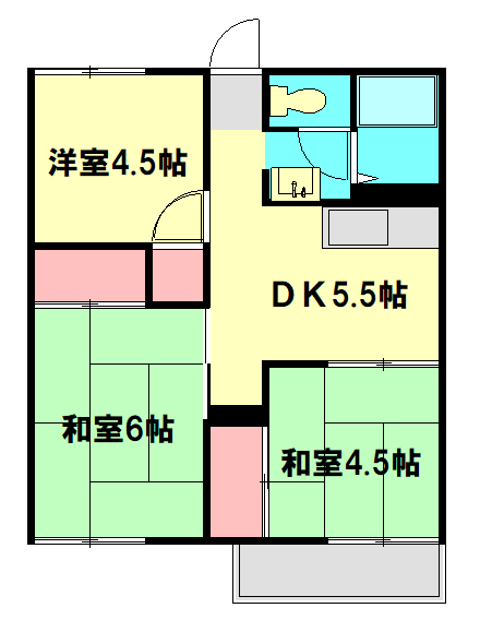 湘光ハイツの間取り