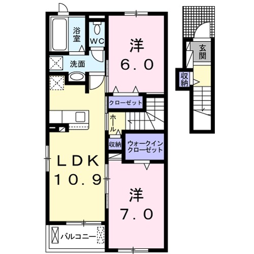 グレース ライト ジョイの間取り
