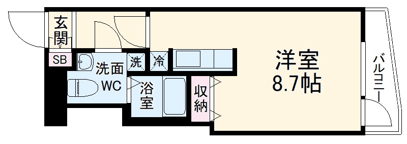 メゾンドール鷺沼の間取り