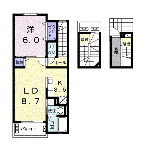 Perch Ⅰの間取り