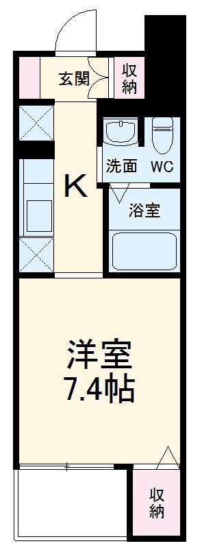 カームシティYASUDAの間取り