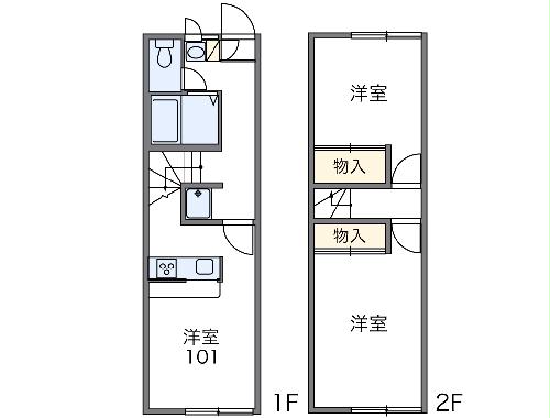 レオパレスさがみの間取り